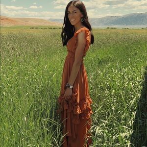 Baltic Born Jasmine Ruffle Maxi Dress